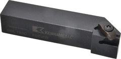 Kennametal - External Thread, Left Hand Cut, 25.4mm Shank Width x 25.4mm Shank Height Indexable Threading Toolholder - 127mm OAL, N.3L Insert Compatibility, NS Toolholder, Series Top Notch - All Tool & Supply