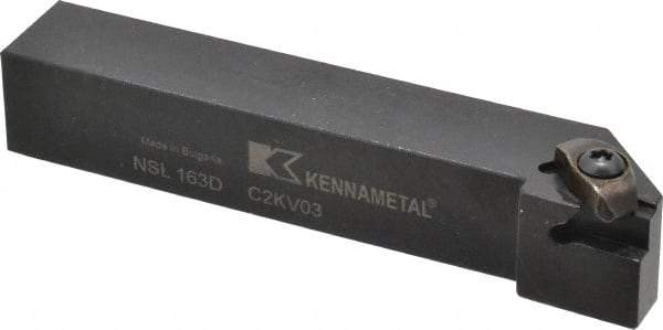 Kennametal - External Thread, Left Hand Cut, 25.4mm Shank Width x 25.4mm Shank Height Indexable Threading Toolholder - 152.4mm OAL, N.3L Insert Compatibility, NS Toolholder, Series Top Notch - All Tool & Supply