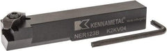 Kennametal - External Thread, Right Hand Cut, 19.05mm Shank Width x 19.05mm Shank Height Indexable Threading Toolholder - 114.3mm OAL, N.3L Insert Compatibility, NE Toolholder, Series Top Notch - All Tool & Supply