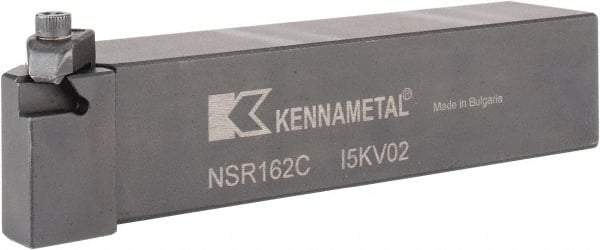 Kennametal - External Thread, Right Hand Cut, 25.4mm Shank Width x 25.4mm Shank Height Indexable Threading Toolholder - 127mm OAL, N.2R Insert Compatibility, NS Toolholder, Series Top Notch - All Tool & Supply