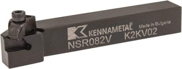 Kennametal - External Thread, Right Hand Cut, 12.7mm Shank Width x 12.7mm Shank Height Indexable Threading Toolholder - 88.9mm OAL, N.2R Insert Compatibility, NS Toolholder, Series Top Notch - All Tool & Supply