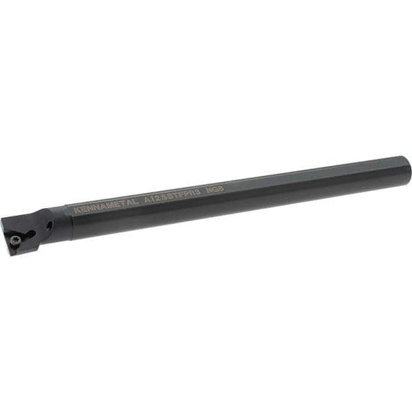 Kennametal - 23.62mm Min Bore Diam, 254mm OAL, 3/4" Shank Diam, A-STFP Indexable Boring Bar - TP.. Insert, Screw Holding Method - All Tool & Supply