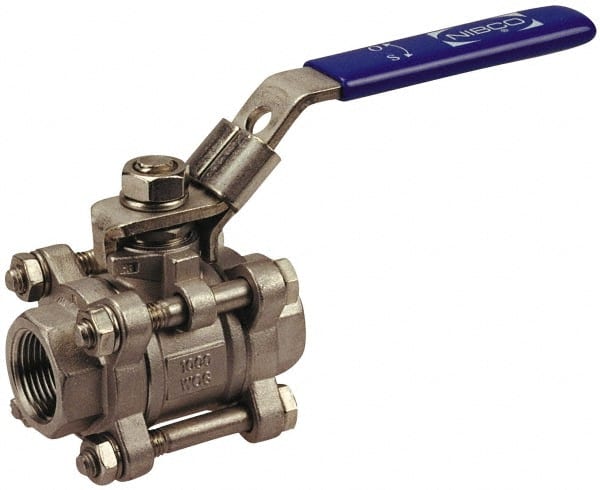 NIBCO - 2" Pipe, Full Port, Carbon Steel Standard Ball Valve - All Tool & Supply