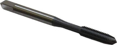 OSG - #10-32 UNF 4 Flute elektraLUBE Finish High Speed Steel Straight Flute Standard Hand Tap - Plug, Right Hand Thread, 2-3/8" OAL, 7/8" Thread Length, H11 Limit, 0.005" Oversize - All Tool & Supply