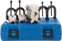 Fowler - 1 to 1-1/2" Capacity, 90° Angle, 4-Way V-Block - 1-1/2 and 2" Long x 1-1/4 and 1-1/2" Wide x 1-1/4 and 1-1/2" High, Sold as 2 Block Set - All Tool & Supply