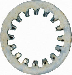 Value Collection - 1-1/2" Screw, 1.53" ID, Steel Internal Tooth Lock Washer - 2.515" OD, Zinc-Plated, Grade 1075 - All Tool & Supply