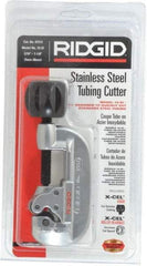 Ridgid - 3/16" to 1-1/8" Pipe Capacity, Tube Cutter - Cuts Copper, Aluminum, Brass - All Tool & Supply