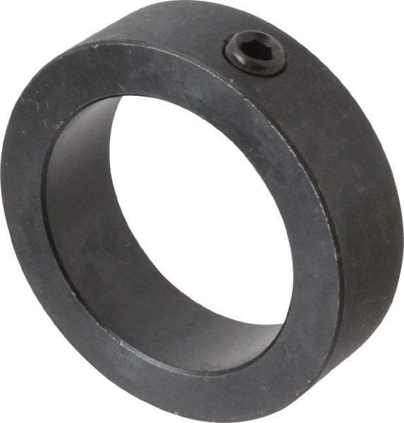 Climax Metal Products - 2-1/2" Bore, Steel, Set Screw Shaft Collar - 3-1/2" Outside Diam, 1" Wide - All Tool & Supply