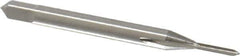 OSG - #00-96 UNC 2 Flute Bright Finish High Speed Steel Straight Flute Standard Hand Tap - Bottoming, Right Hand Thread, 1-9/16" OAL, 1/4" Thread Length, H2 Limit, Oversize - All Tool & Supply