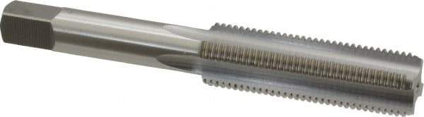 OSG - 7/16-20 UNF, H3, 4 Flute, Bottoming Chamfer, Bright Finish, High Speed Steel Hand STI Tap - 3-5/32" OAL, 1-7/16" Thread Length, 0.242" Square Size, Series 126 - Exact Industrial Supply