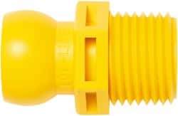 Loc-Line - 1/2" Hose ID, Male to Female Coolant Hose Connector - 1/2" NPT, For Loc-Line Modular Hose Systems - All Tool & Supply