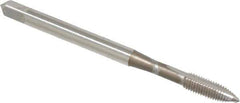 OSG - #4-48 UNF, H2, 2 Flutes, Plug Chamfer, Bright Finish, High Speed Steel Spiral Point STI Tap - 1-7/8" OAL, 0.141" Shank Diam, 9/16" Thread Length, Series 125 - Exact Industrial Supply