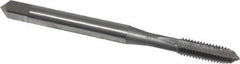 OSG - #6-32 UNC, H2, 2 Flutes, Plug Chamfer, Bright Finish, High Speed Steel Spiral Point STI Tap - 2" OAL, 0.141" Shank Diam, 11/16" Thread Length, Series 125 - Exact Industrial Supply