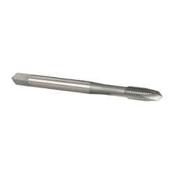 OSG - #6-40 UNF, H2, 2 Flutes, Plug Chamfer, Bright Finish, High Speed Steel Spiral Point STI Tap - 2" OAL, 0.141" Shank Diam, 11/16" Thread Length, Series 125 - Exact Industrial Supply