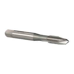 OSG - 1/4-20 UNC, H2, 3 Flutes, Plug Chamfer, Bright Finish, High Speed Steel Spiral Point STI Tap - 2-1/2" OAL, 0.255" Shank Diam, 1" Thread Length, Series 125 - Exact Industrial Supply