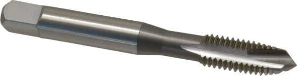 OSG - 1/4-20 UNC, H3, 3 Flutes, Plug Chamfer, Bright Finish, High Speed Steel Spiral Point STI Tap - 2-1/2" OAL, 0.255" Shank Diam, 1" Thread Length, Series 125 - Exact Industrial Supply