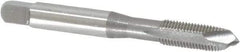 OSG - 1/4-28 UNF, H3, 3 Flutes, Plug Chamfer, Bright Finish, High Speed Steel Spiral Point STI Tap - 2-1/2" OAL, 0.255" Shank Diam, 1" Thread Length, Series 125 - Exact Industrial Supply