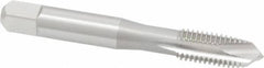 OSG - 5/16-18 UNC, H3, 3 Flutes, Plug Chamfer, Bright Finish, High Speed Steel Spiral Point STI Tap - 2-23/32" OAL, 0.318" Shank Diam, 1-1/8" Thread Length, Series 125 - Exact Industrial Supply