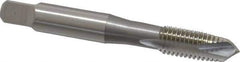 OSG - 5/16-18 UNC, H4, 3 Flutes, Plug Chamfer, Bright Finish, High Speed Steel Spiral Point STI Tap - 2-23/32" OAL, 0.318" Shank Diam, 1-1/8" Thread Length, Series 125 - Exact Industrial Supply