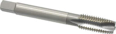 OSG - 3/8-16 UNC, H3, 3 Flutes, Plug Chamfer, Bright Finish, High Speed Steel Spiral Point STI Tap - 2-15/16" OAL, 0.381" Shank Diam, 1-1/4" Thread Length, Series 125 - Exact Industrial Supply