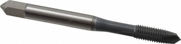 OSG - #8-32 UNC, H3, 2 Flutes, Plug Chamfer, elektraLUBE Finish, High Speed Steel Spiral Point STI Tap - 2-1/8" OAL, 3/4" Thread Length, Series 125 - Exact Industrial Supply