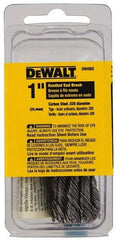 DeWALT - 1" Brush Diam, Knotted, End Brush - 1/4" Diam Shank, 20,000 Max RPM - All Tool & Supply