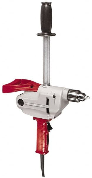 Milwaukee Tool - 1/2" Keyed Chuck, 650 RPM, Spade Handle Electric Drill - All Tool & Supply