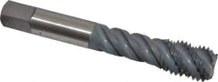 OSG - 1/2-13 UNC, 4 Flute, 50° Helix, Bottoming Chamfer, elektraLUBE Finish, High Speed Steel Spiral Flute STI Tap - 3-3/8" OAL, 1-21/32" Thread Length - Exact Industrial Supply