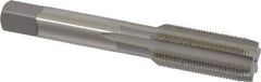 OSG - 5/8-24 UNEF 6 Flute Bright Finish High Speed Steel Straight Flute Standard Hand Tap - Plug, Right Hand Thread, 3-13/16" OAL, 1-13/16" Thread Length, H3 Limit, Oversize - All Tool & Supply