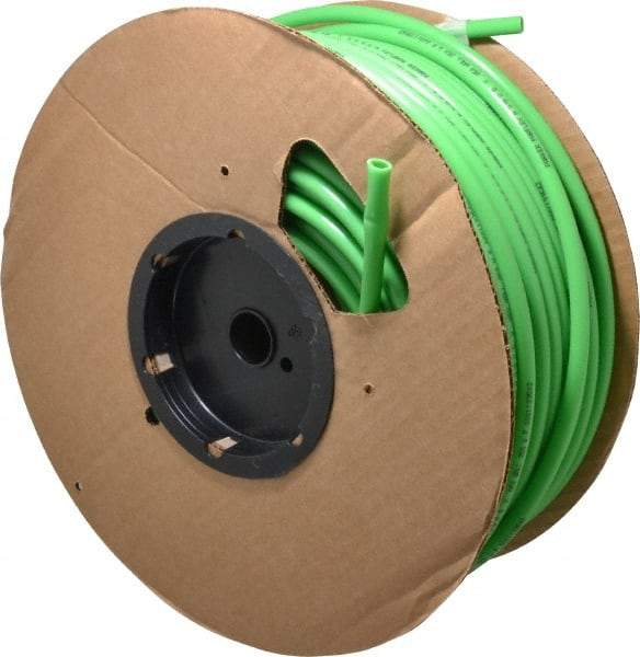 Parker - 0.275" ID x 3/8" OD, 3/64" Wall Thickness, 250' Long, Nylon Tube - Green, 250 Max psi, -65 to 200°F - All Tool & Supply