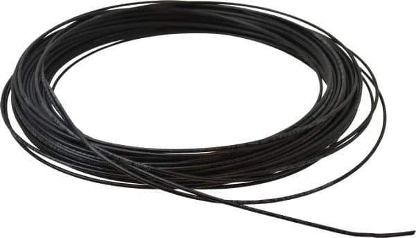 Parker - 1/16" ID x 1/8" OD, 1/32" Wall Thickness, 100' Long, Nylon Tube - Black, 500 Max psi, -65 to 200°F - All Tool & Supply