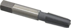 OSG - 1/16-27 NPT Thread, 4 Flute Standard Pipe Tap - 2-1/8" OAL, 11/16" Thread Length, 5/16" Shank Diam, elektraLUBE Finish, High Speed Steel - Exact Industrial Supply