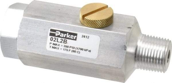 Parker - 250 Max psi, Inline Filters, Regulators & Lubricators - 32 CFM, Lubricator, 2.66" High - All Tool & Supply