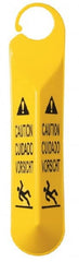 Rubbermaid - "Caution", 19-1/2" Long x 38" Wide, Rigid Plastic Safety Sign - Exact Industrial Supply