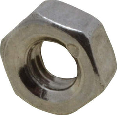 Value Collection - M3x0.50 Metric Coarse Stainless Steel Right Hand Hex Nut - 5.5mm Across Flats, 2.4mm High, Uncoated - All Tool & Supply