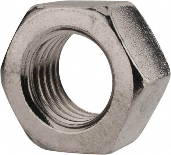 Value Collection - M20x2.50 Metric Coarse Stainless Steel Right Hand Hex Nut - 30mm Across Flats, 16mm High, Uncoated - All Tool & Supply