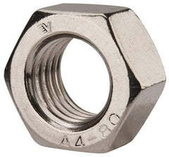 Value Collection - M24x3.00 Metric Coarse Stainless Steel Right Hand Hex Nut - 36mm Across Flats, 19mm High, Uncoated - All Tool & Supply