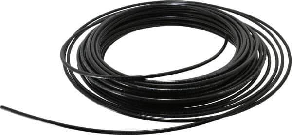 Parker - 1/8" ID x 1/4" OD, 1/16" Wall Thickness, 100' Long, Nylon Tube - Black, 500 Max psi, -65 to 200°F - All Tool & Supply