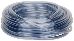 Parker - 1/2" ID x 5/8" OD, 1/16" Wall Thickness, 100' Long, Vinyl Tube - Clear, 30 Max psi, -40 to 150°F - All Tool & Supply