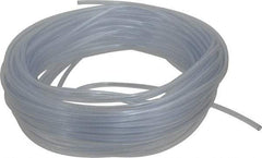 Parker - 3/16" ID x 1/4" OD, 1/32" Wall Thickness, 100' Long, Vinyl Tube - Clear, 22 Max psi, -40 to 150°F - All Tool & Supply