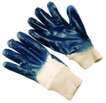 Nitrile Rubber Smooth Surface Gloves - Large (dozen pair) - All Tool & Supply