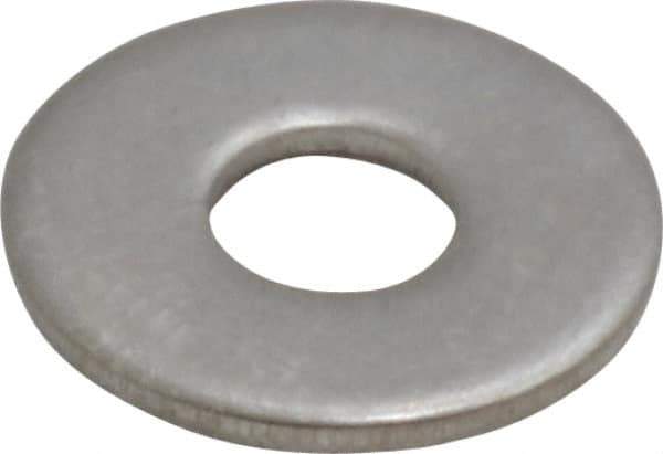 Value Collection - M4 Screw, Grade 18-8 Stainless Steel Fender Flat Washer - 4.3mm ID x 12mm OD, Plain Finish - All Tool & Supply