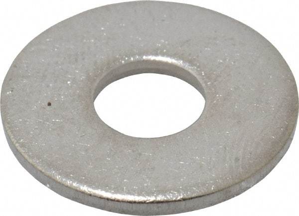 Value Collection - M6 Screw, Grade 18-8 Stainless Steel Fender Flat Washer - 6.4mm ID x 24mm OD, Plain Finish - All Tool & Supply