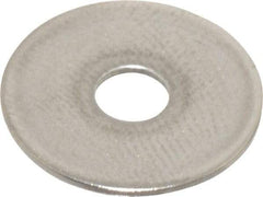 Value Collection - M4 Screw, Grade 18-8 Stainless Steel Fender Flat Washer - 4.3mm ID x 16mm OD, Plain Finish - All Tool & Supply