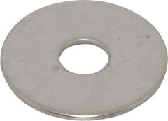 Value Collection - M10 Screw, Grade 18-8 Stainless Steel Fender Flat Washer - 10.5mm ID x 36mm OD, 2mm Thick, Plain Finish - All Tool & Supply