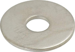 Value Collection - M12 Screw, Grade 18-8 Stainless Steel Fender Flat Washer - 13mm ID x 40mm OD, 2.5mm Thick, Plain Finish - All Tool & Supply