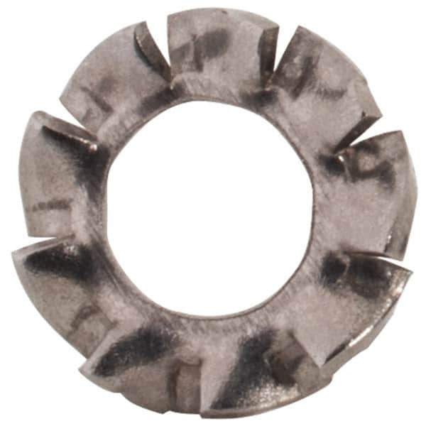 Value Collection - M2.5 Screw, 2.7mm ID, Stainless Steel External Tooth Lock Washer - 5.5mm OD, Uncoated, Grade 18-8 & Austenitic A2 - All Tool & Supply