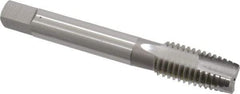 OSG - M14x2.00 Metric Coarse, 3 Flute, Bright Finish, High Speed Steel Spiral Point Tap - Plug Chamfer, Right Hand Thread, 3-19/32" OAL, 1-21/32" Thread Length, 0.429" Shank Diam, 6H Class of Fit, Series 142 - Exact Industrial Supply