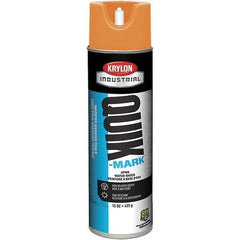 Krylon - 20 fl oz Orange Marking Paint - 664' Coverage at 1" Wide, Water-Based Formula - All Tool & Supply