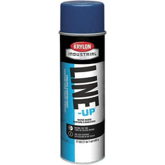 Krylon - 20 fl oz Blue Field Marking Paint - 602' Coverage at 2" Wide, Water-Based Formula - All Tool & Supply